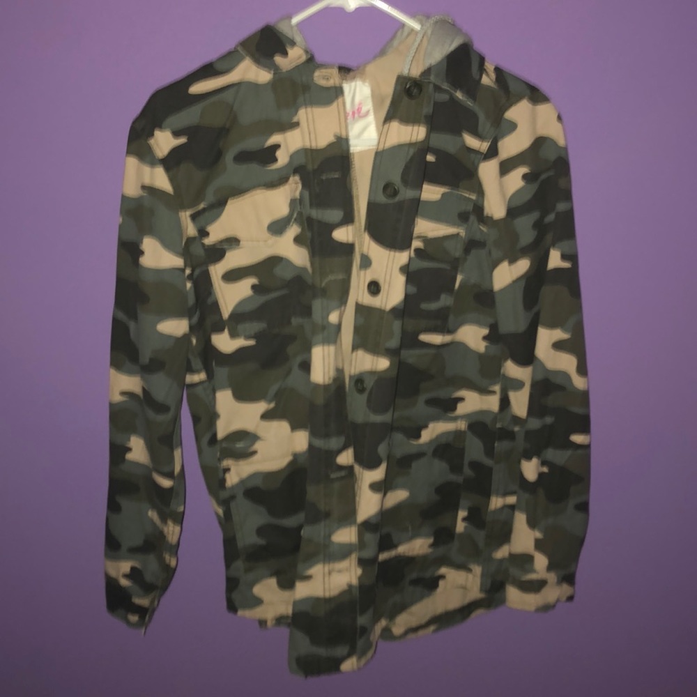 Camo jacket sweatshirt